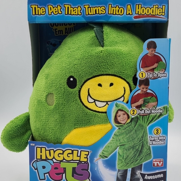 Dinosaur Huggle Pet - The pet that turns to hoodie - Picture 1 of 4